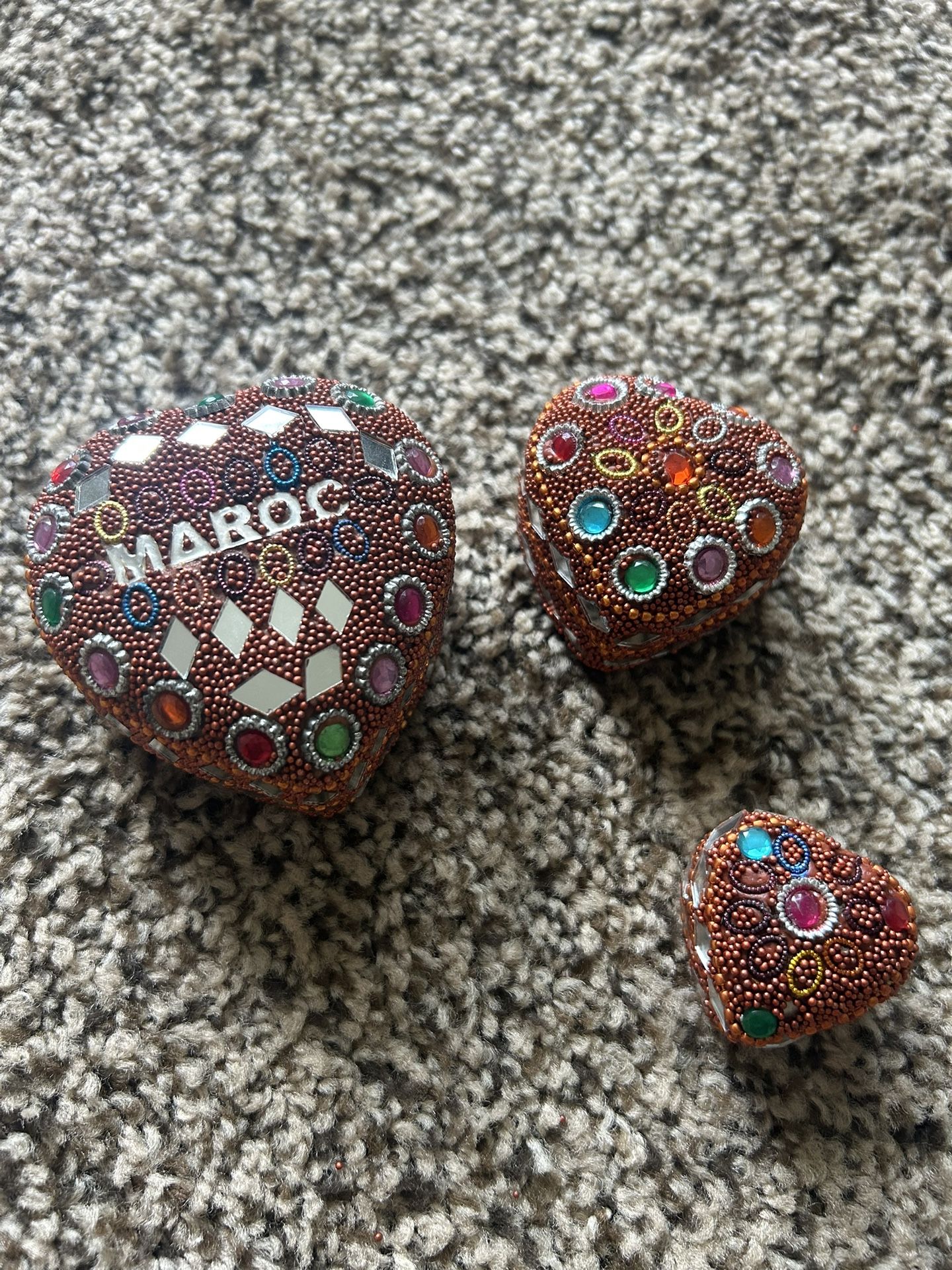 New 3 cute decorations/gift boxes from Morocco