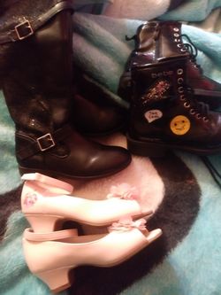 Girls Boot and shoe lot size 11 and 12