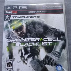 Tom Clancy's Splinter Cell Blacklist GameStop Edition Ps3