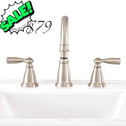 
MOEN

Banbury 8 in. Widespread 2-Handle High-Arc Bathroom Faucet in Spot Resist Brushed Nickel

