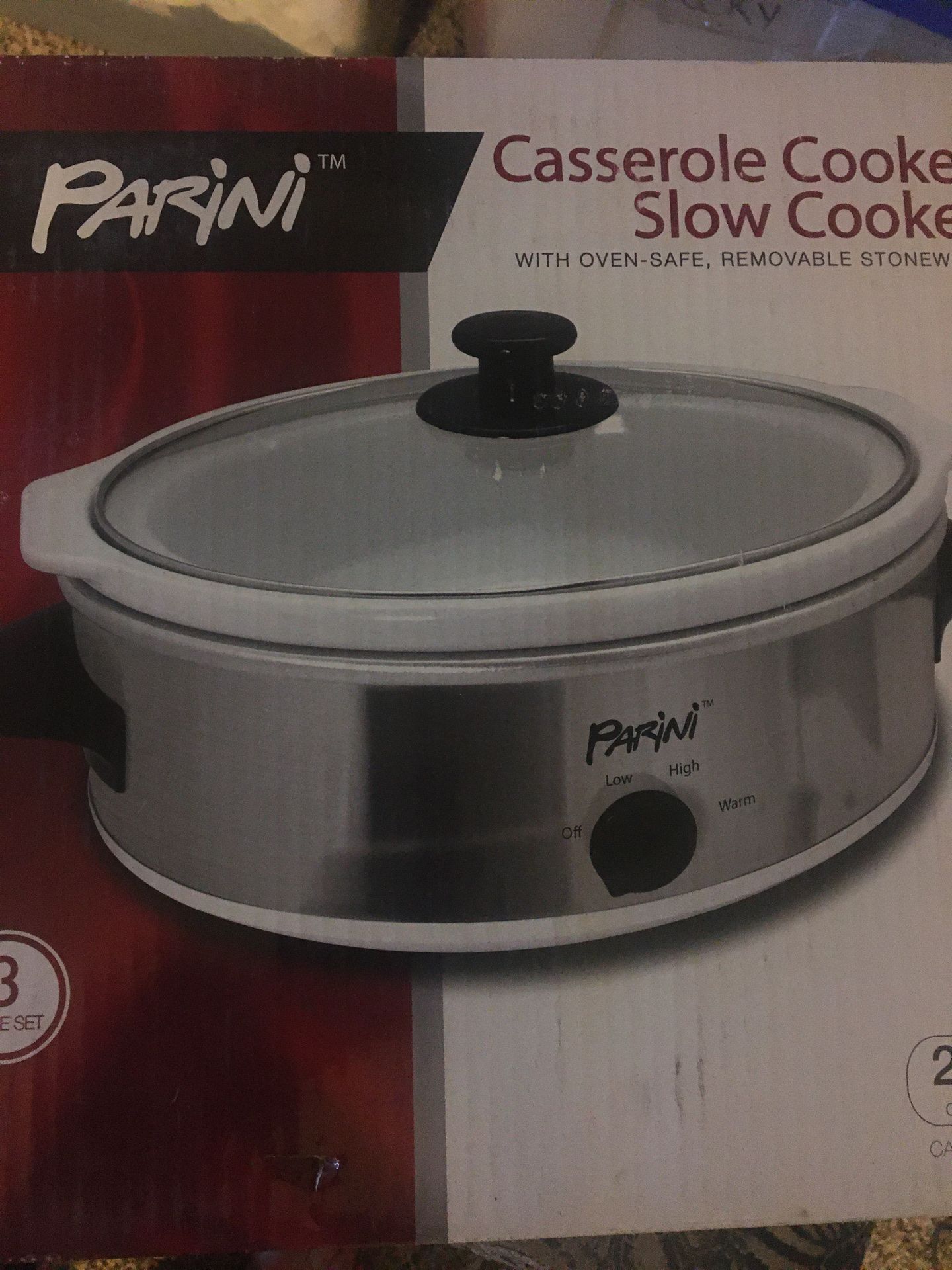 Casserole Slow Cooker- Brand New