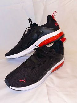 ~NWB PUMA Black and Red Tennis Shoes~Sz12