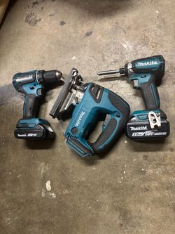 Makita 18V Cordless Tool Set – 3 Pieces