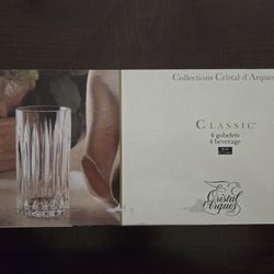 Crystal Glasses, Set Of 4