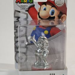 Amiibo Mario Edition Argent Silver Edition