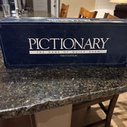 Vintage Pictionary First Edition 1985 The Game Of Quick Draw With Second Edition Cards Like New 