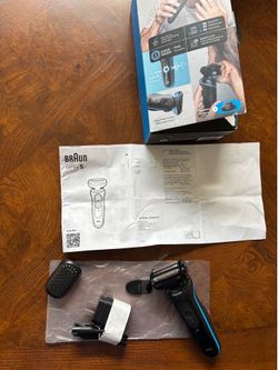 Braun Electric Shaver for Men, Series 5 WET/DRY read description