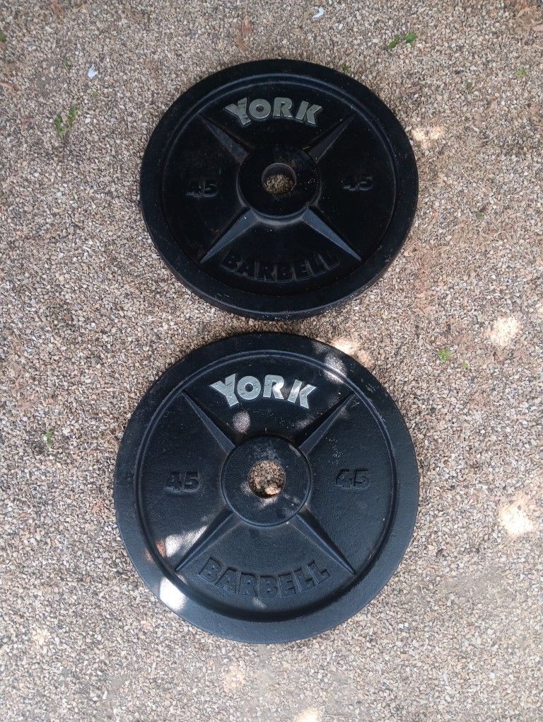 YORK Weights Plates 45 Lbs.