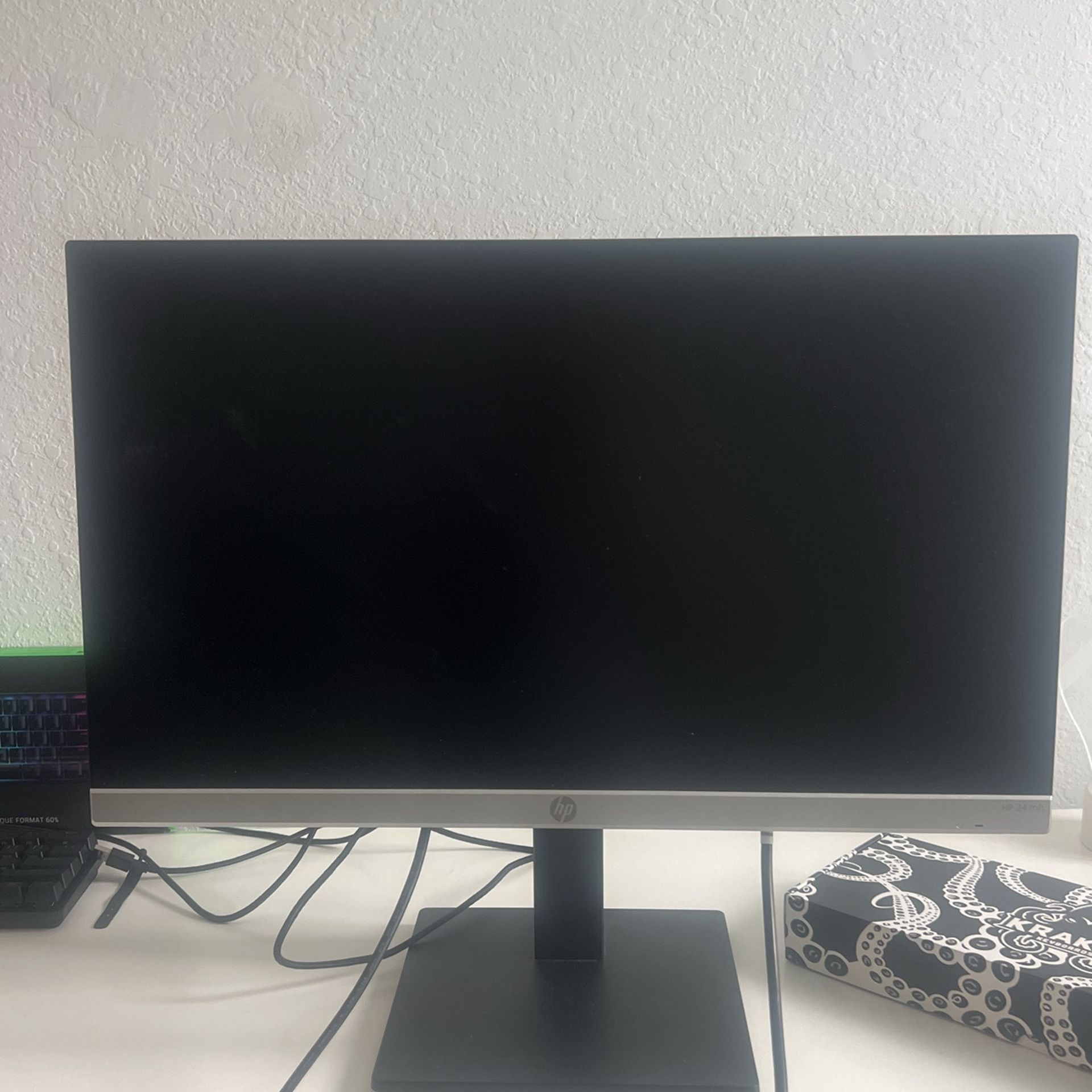 Bundle Of Monitor, 2 Keyboards, Mousepad, And Mouse