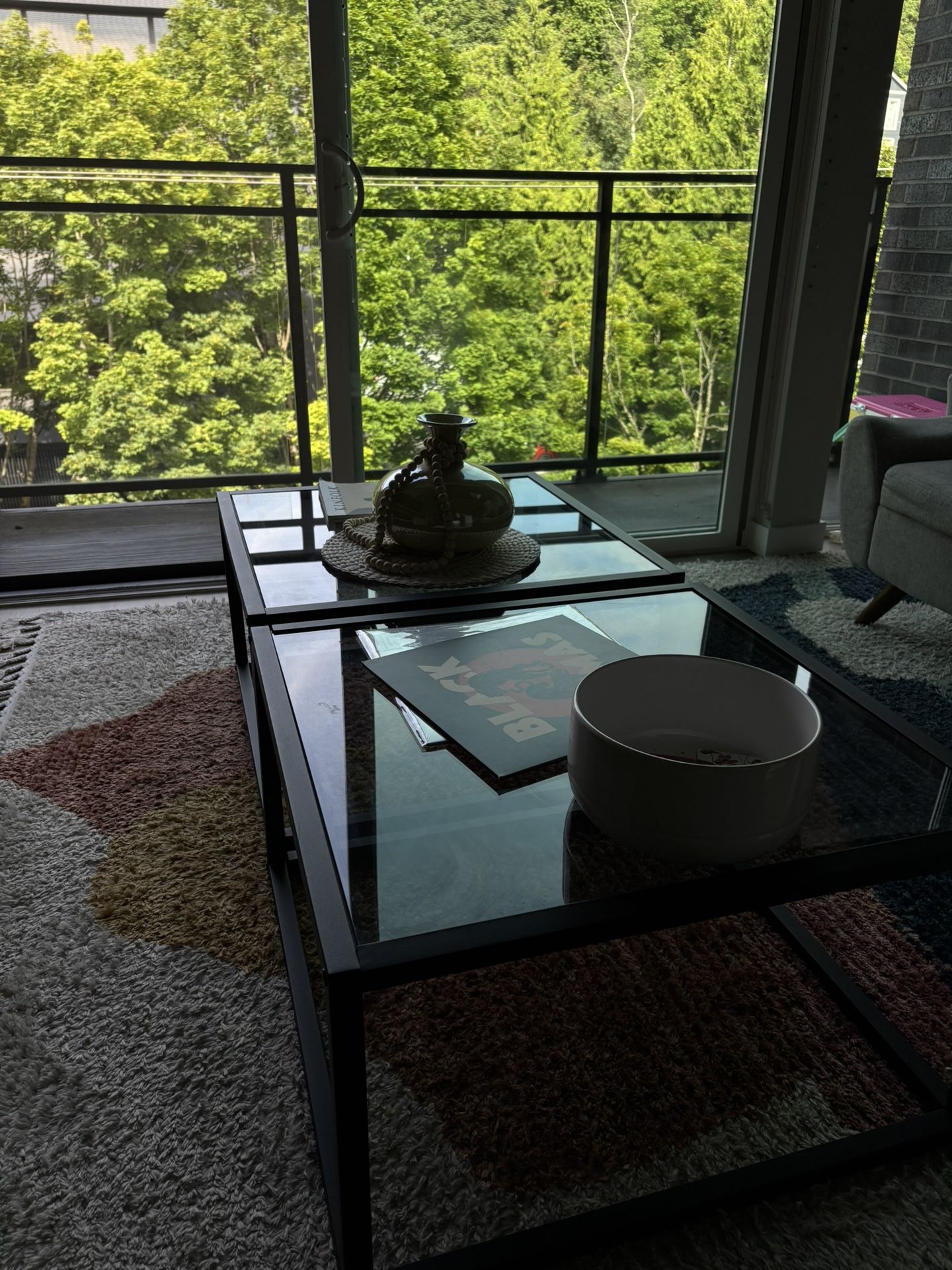 Glass Square Coffee Table(s)