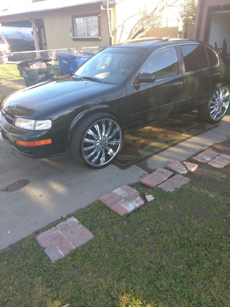 97 Nissan Maxima on 24s
