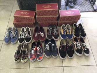 Van’s Assorted Men’s Shoes  Size 9.5 To 12