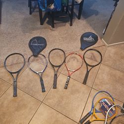 5 Tennis Rackets