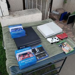 $260! Per Bundles. 1 Game. 2 Controllers. 2020 Xbox One S 1000GB Has Games installed. $260! 2020 PS4 Pro 1000GB Has Games installed. Trade are welcome
