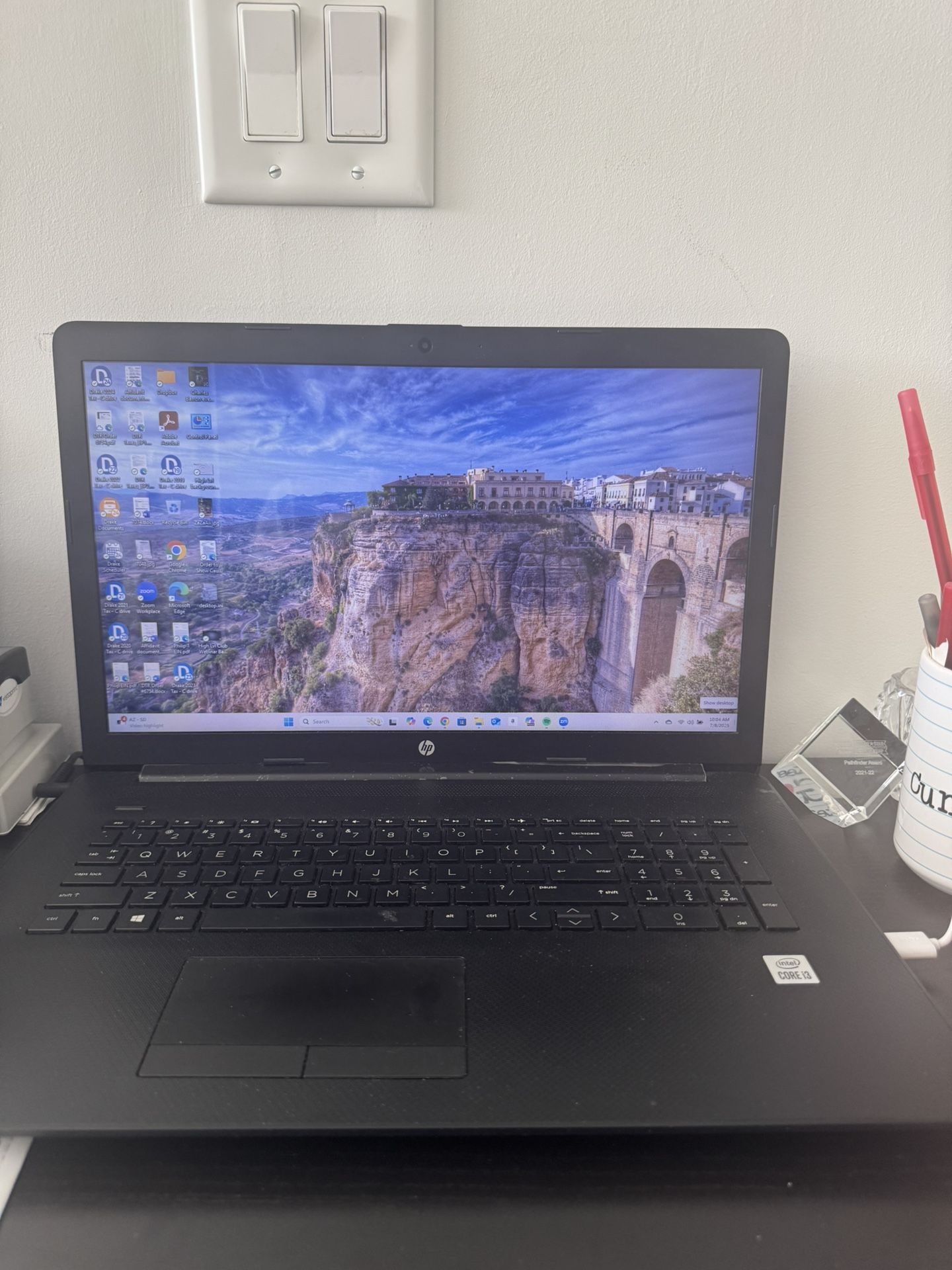 HP Laptop 17inch Intel Core i3 (Black Model)