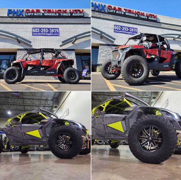 15x7 wheels & 32x1015 dot tires for Polaris RZR CAN AM Honda UTV SXS ATV (we finance) for Sale