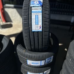 225-40R18 evolux tires 🛞