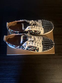 Christian Louboutin Spiked Low-Top Sneakers
