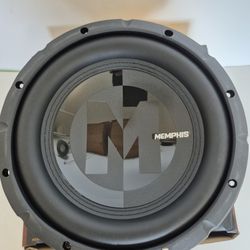 MEMPHIS ( 1 ) 10 INCH 2 OR 4 OHM SELECTABLE VOICE COIL CAR SUBWOOFER 600 WATTS