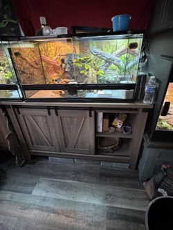 Cabinet With Barn Doors