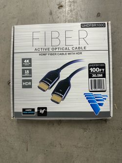 100 FT 4k HDMI over Fiber cable (NEW)