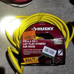NEW HUSKY-3/8 in. x 50 ft. Hybrid Air Hose