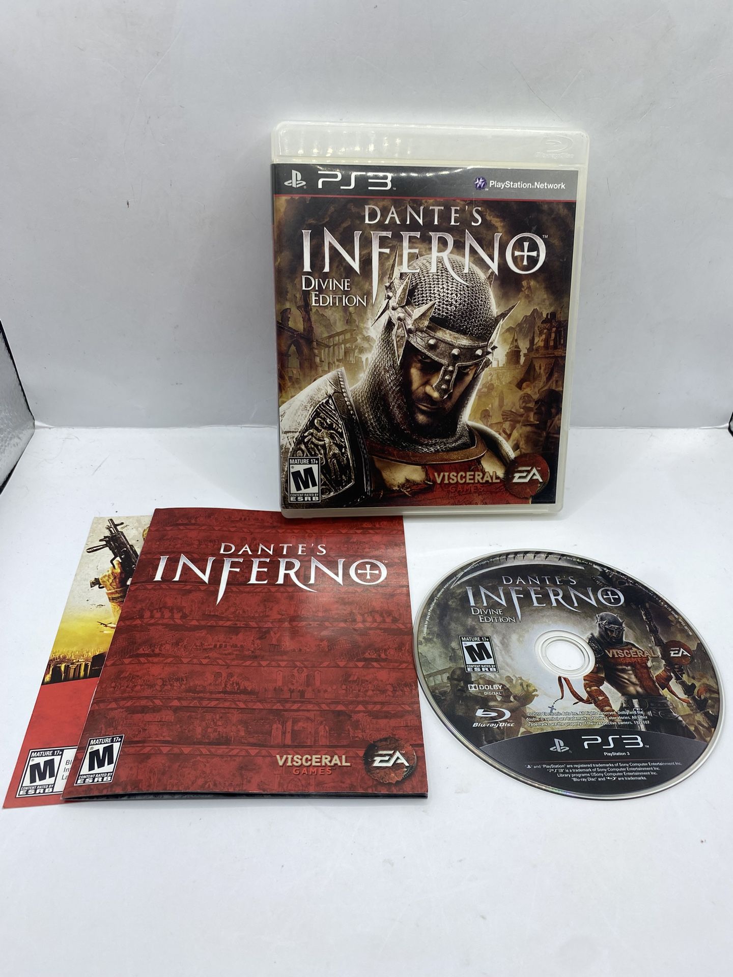 Dante's Inferno Divine Edition Playstation 3 PS3 Video Game CIB Complete TESTED