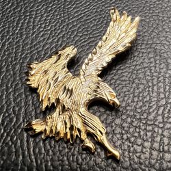 14 Karat Gold Eagle Pendant 9.2g!