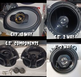 New J V C Speakers 6X9" 6.5" 4" Available