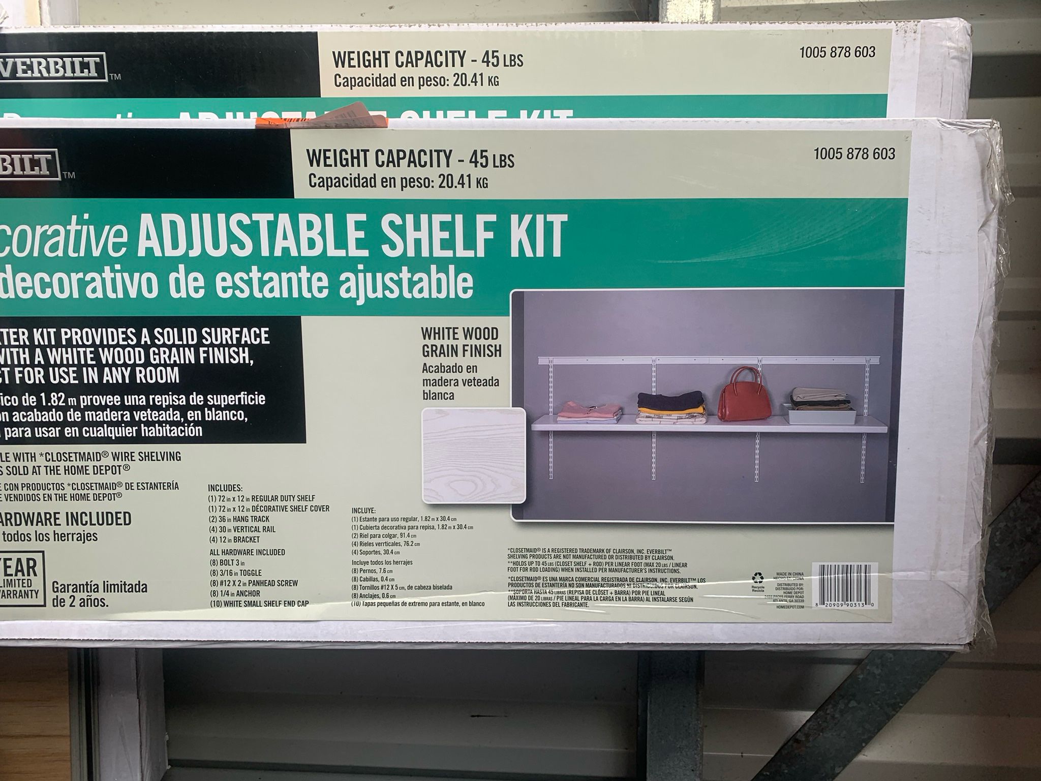 Adjustable Shelf Kit