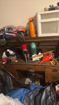 Old vintage desk