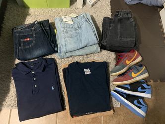MENS CLOTHES NEED ALL GONE
