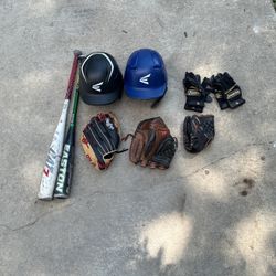Baseball Equipment  Check The Bottom For Prices