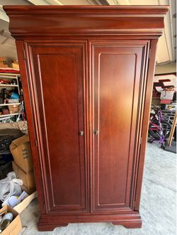 Cherry Solid Wood Wardrobe