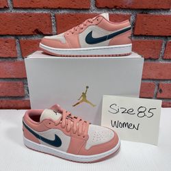  Nike Air Jordan 1 Low ‘Madder Root’ Size 8.5 Women’s 