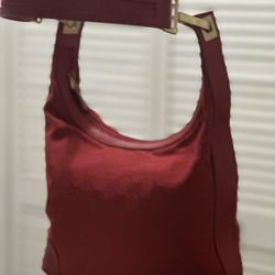 Red Gucci bag