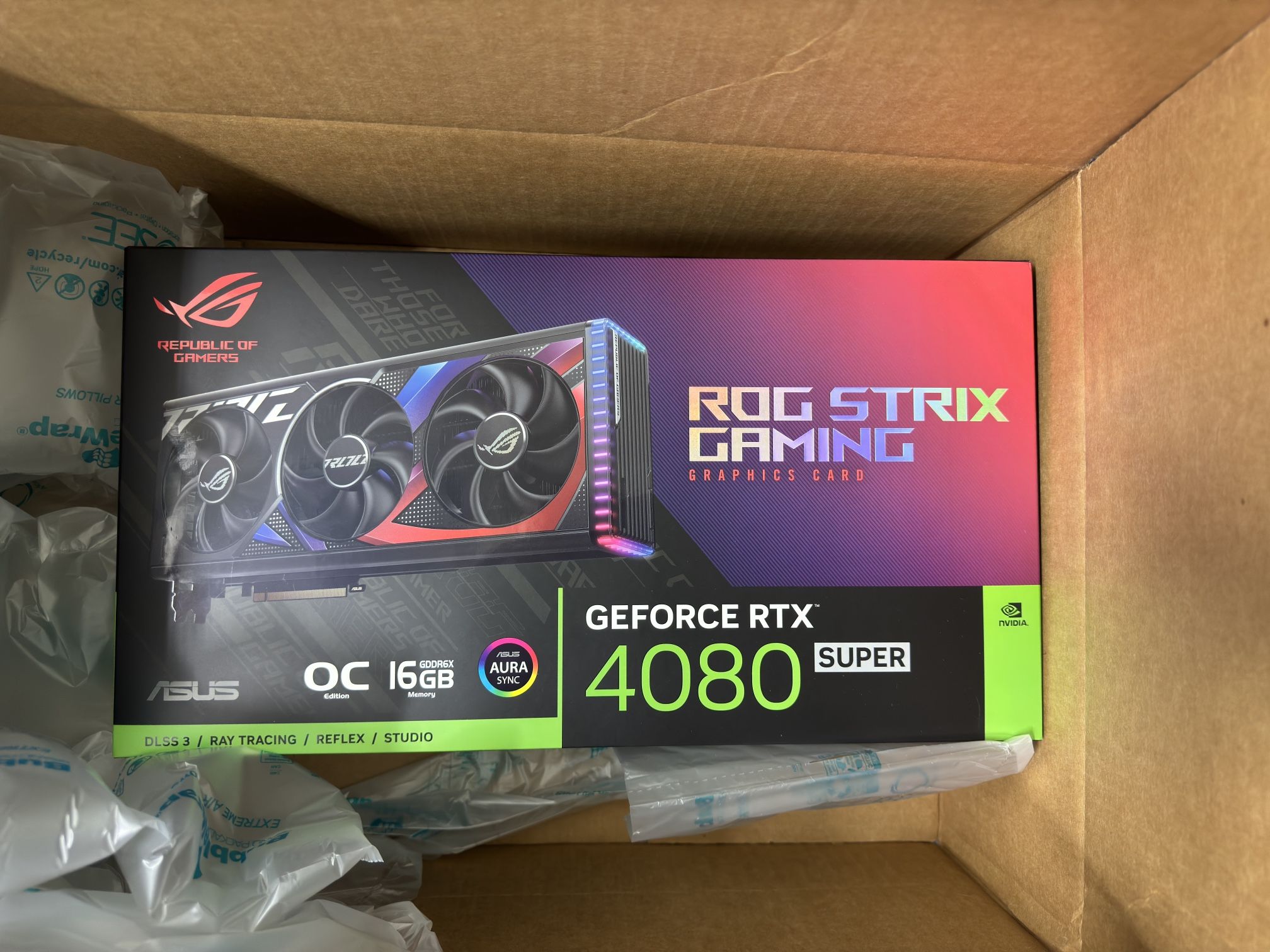 Asus ROG Strix RTX 4080 SUPER OC Graphics Card