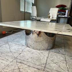 CB2 Marble table 