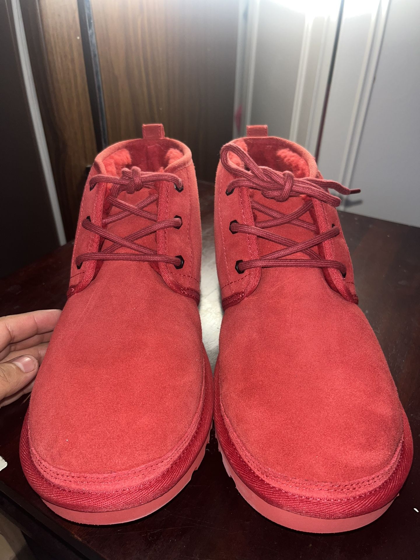 Ugg Neumel Boots Size 10 Red