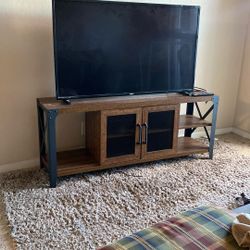 50” Inch with TV stand 