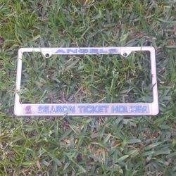 California Angel's License Plate Frame, Vintage 
