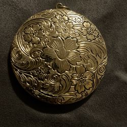 Victorian Style 12k Gold Filled Locket Pendant