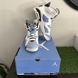 Jordan 6 UNC University Blue - Size 9