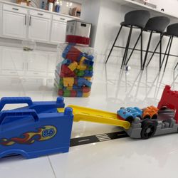 Large Toddler Blocks With Truck And Cars
