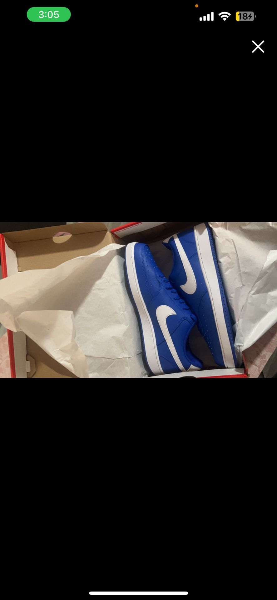 Royal Blue Nikes Size 10