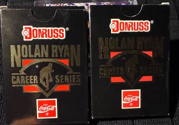 1992 donruss Coca Cola Nolan Ryan career series