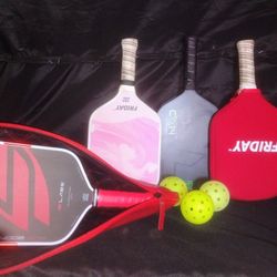 Pickleball Set – 4 Paddles + Balls + Carry Bag (Great Deal)