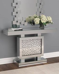 Shiny Silver Console Table ONLY $350! SALE! Best Prices!
