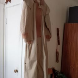 Duster Denim & Leather Size L.