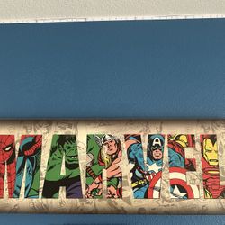 Marvel & DC Comics Canvas Poster